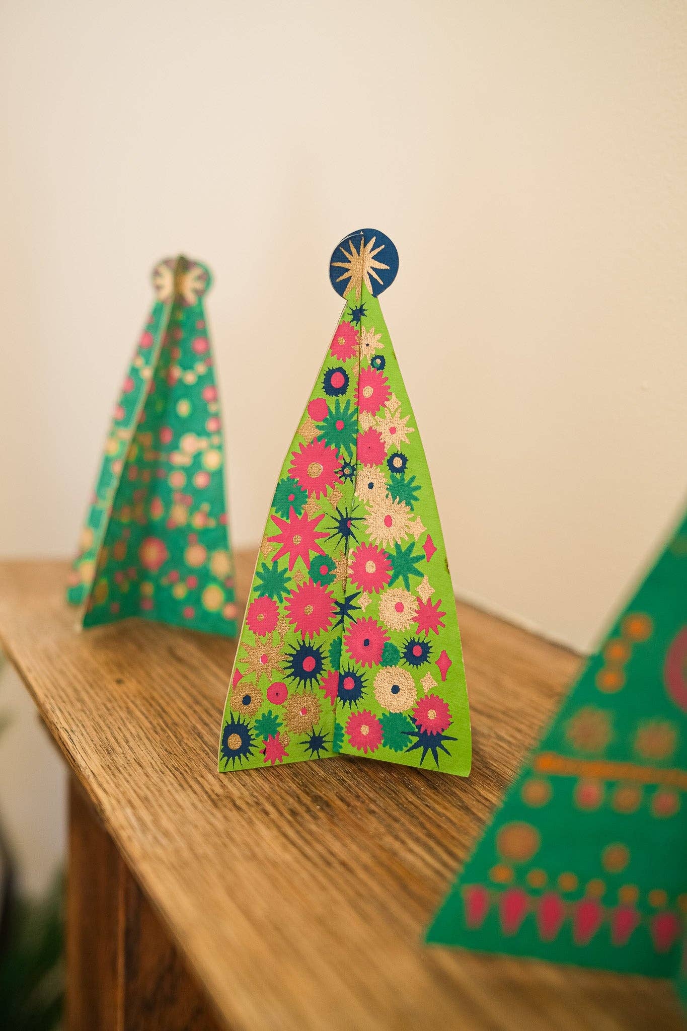 STAR TREE GREETING CARD