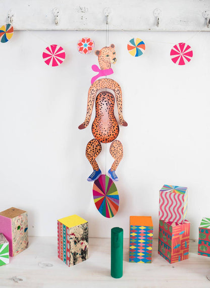 Nursery Circus Cheetah Kinetic Mobile