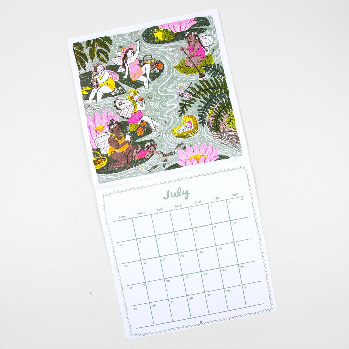 Phoebe Wahl Fairyland 2027 Wall Calendar