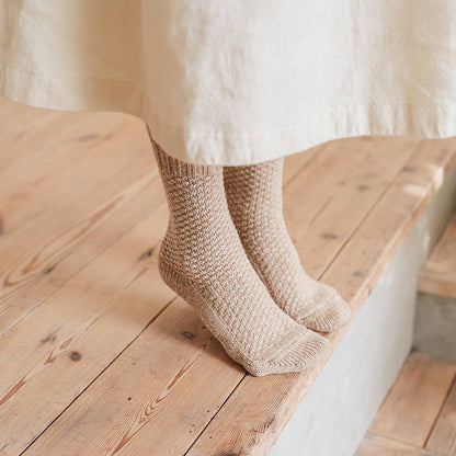 Wool Cotton Boots Socks