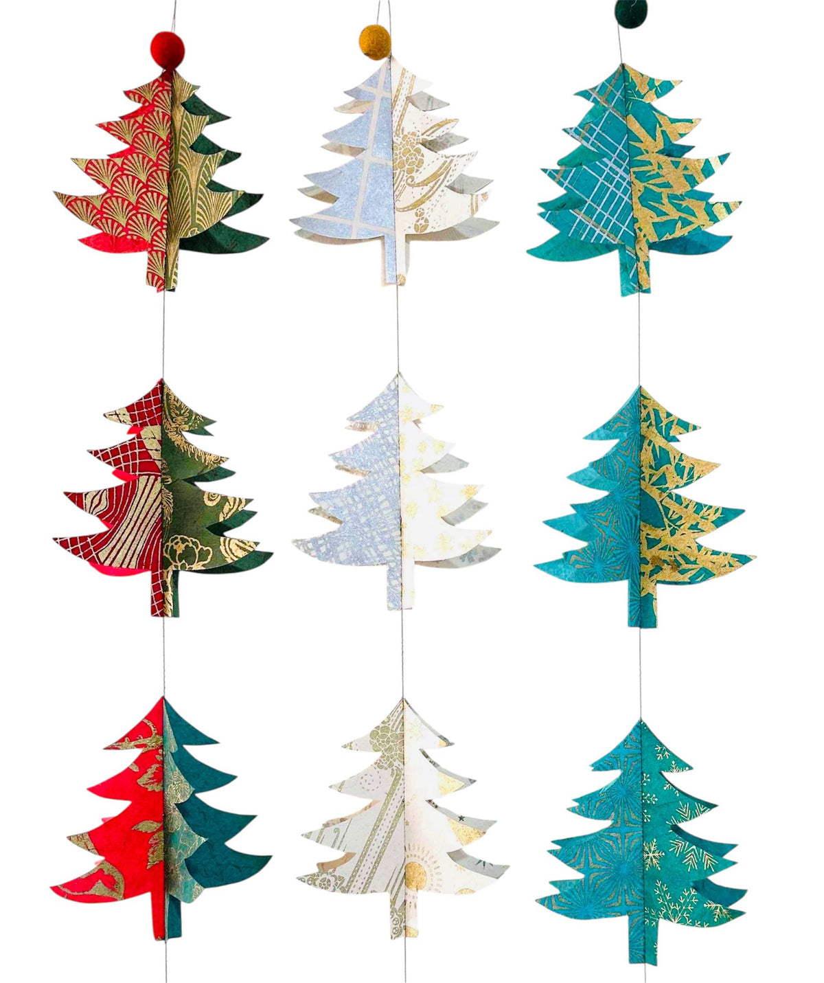NEW 3D Paper garlands, 6ft