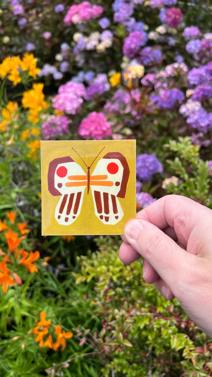 Sticker - Hand Painted Butterfly