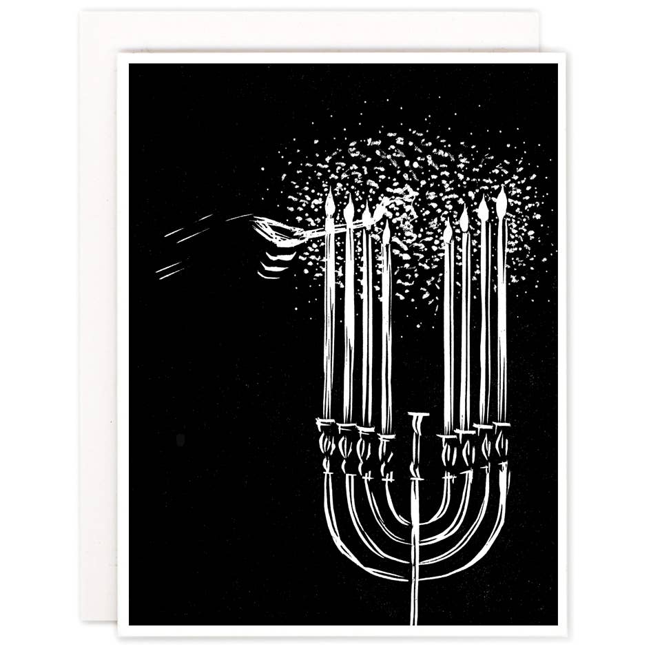 Menorah Winter Holidays Card - Boxed Set of 6