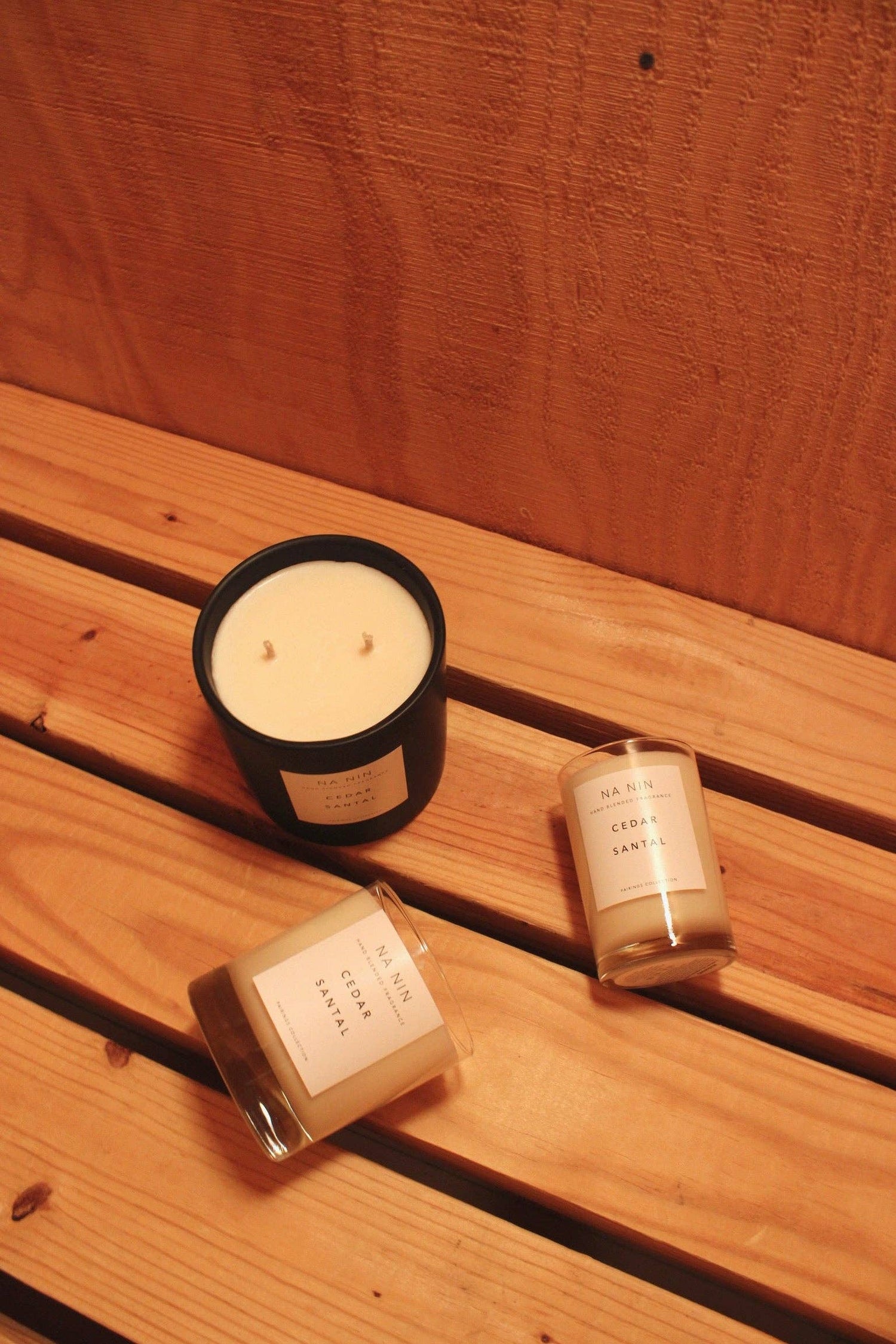 Cedar &amp; Santal Candle / Available in Multiple Sizes