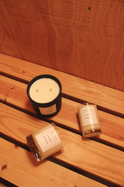Cedar &amp; Santal Candle / Available in Multiple Sizes
