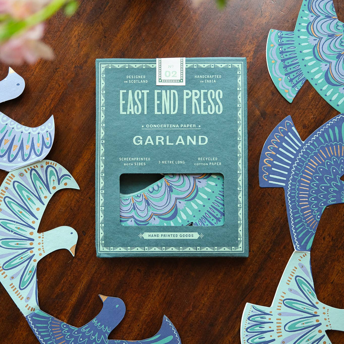 Peace Doves Concertina Garland