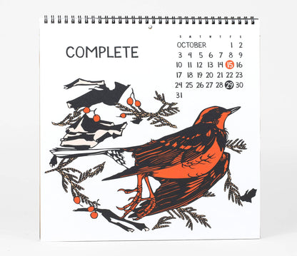 Nikki McClure Shall We Begin 2027 Wall Calendar