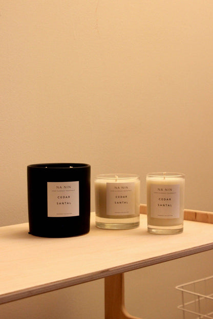 Cedar &amp; Santal Candle / Available in Multiple Sizes