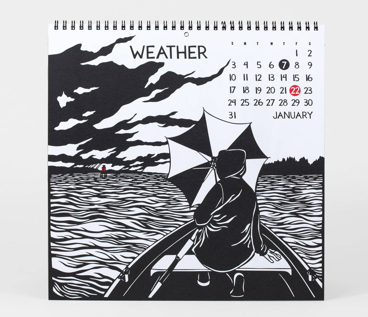 Nikki McClure Shall We Begin 2027 Wall Calendar
