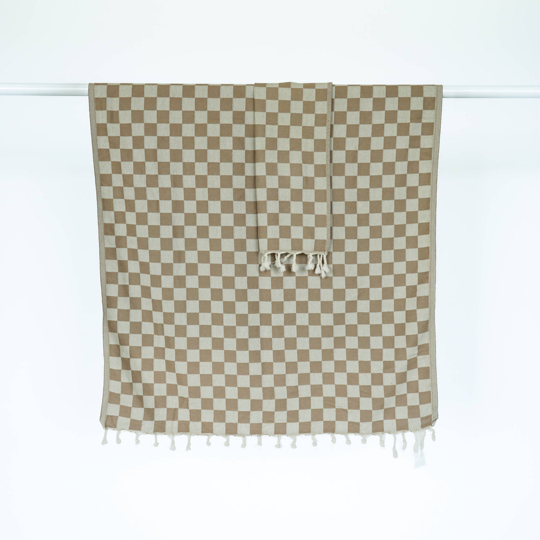 CHECK TURKISH TOWEL / OAT