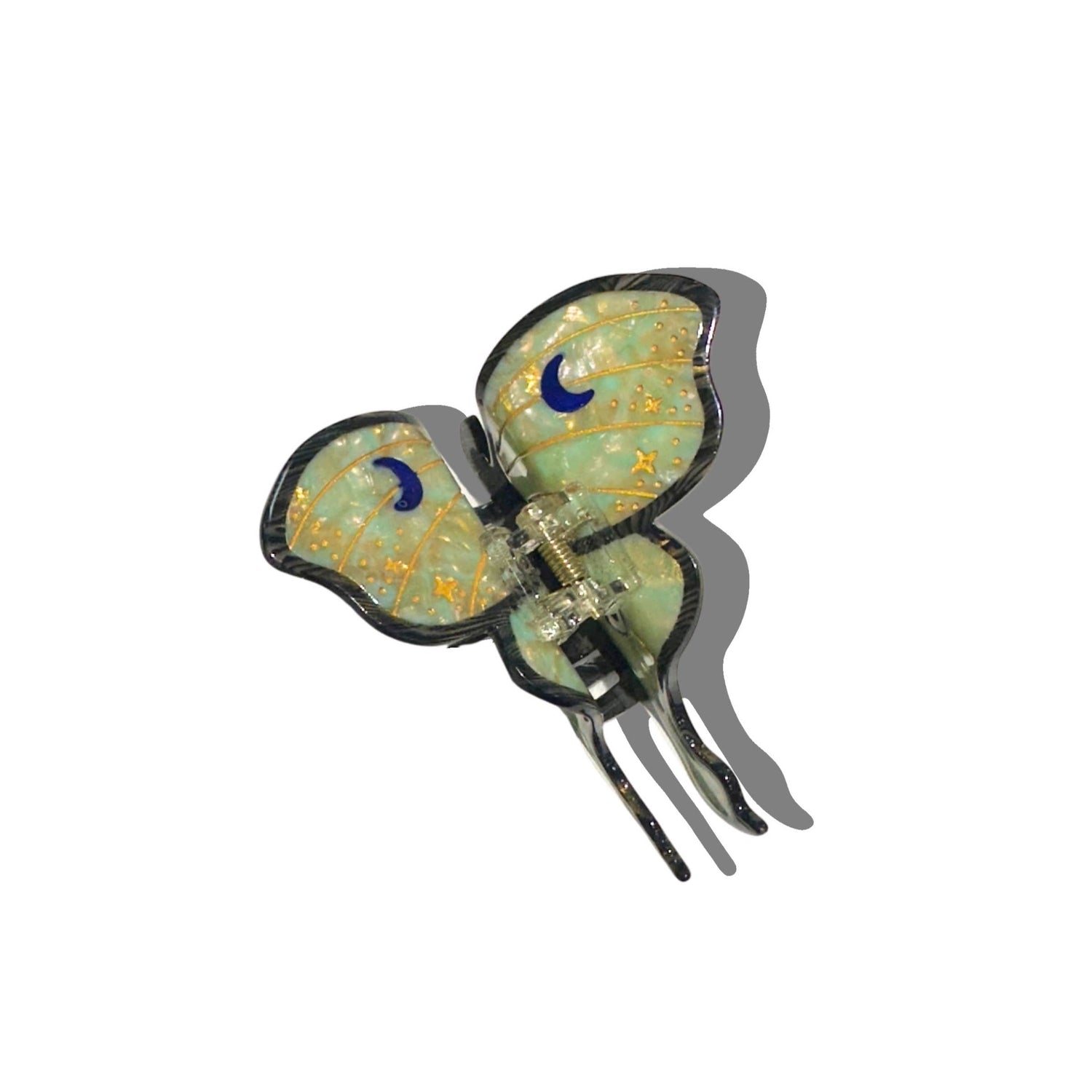 Luna Moth Claw Hair Clip