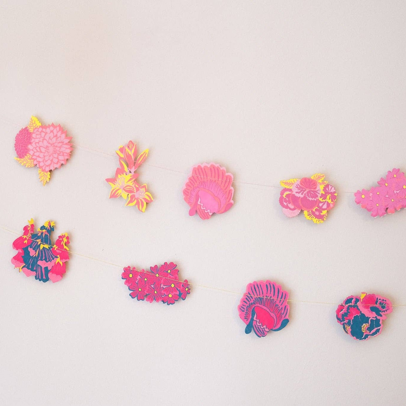 Spring Garden Sewn Garland