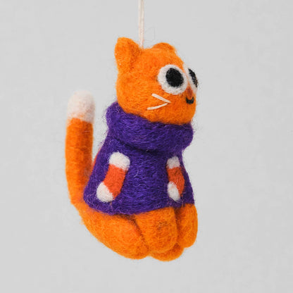 Esther Cat Felt Ornament