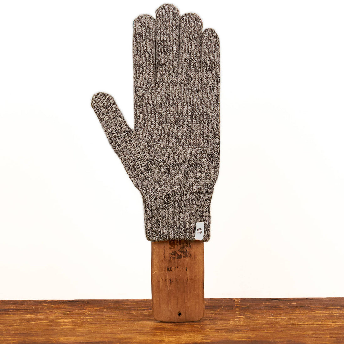 Charcoal Melange Ragg Wool Glove