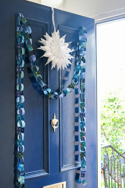 BLUE &amp; YELLOW PAPER CHAIN KIT