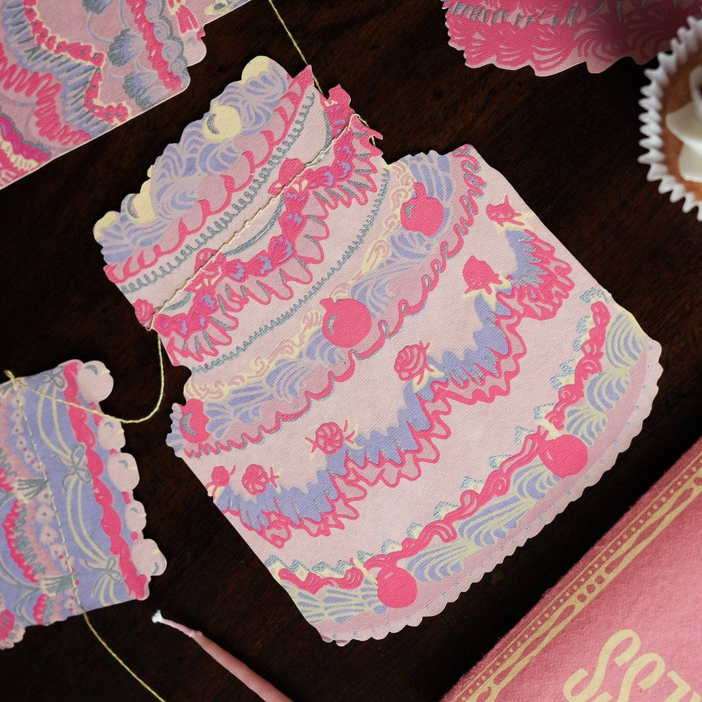 Celebration Cakes Sewn Garland