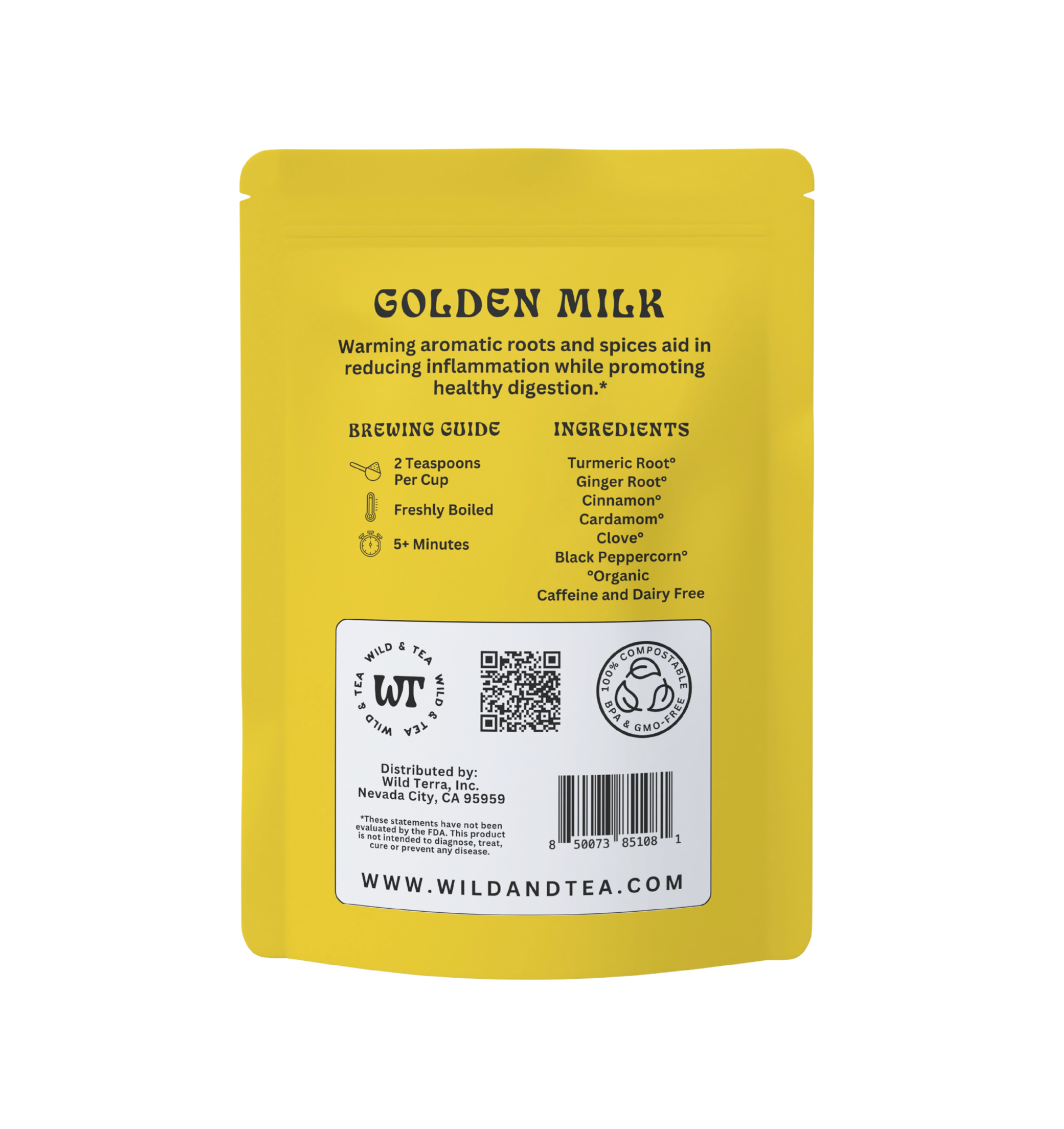 Golden Milk Herbal Tea