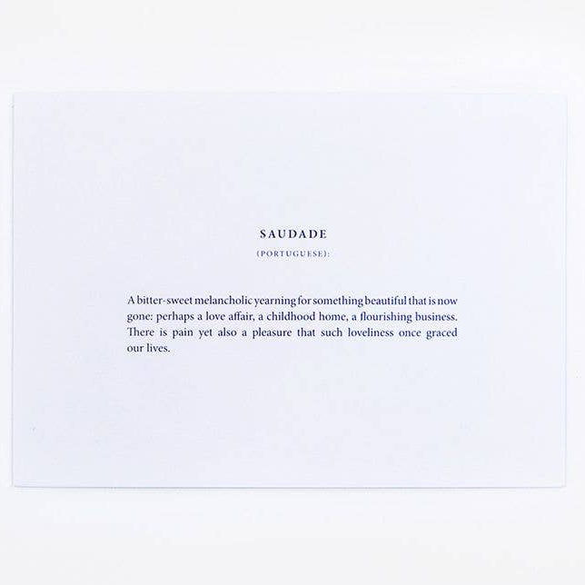 Untranslatable Words Card Set