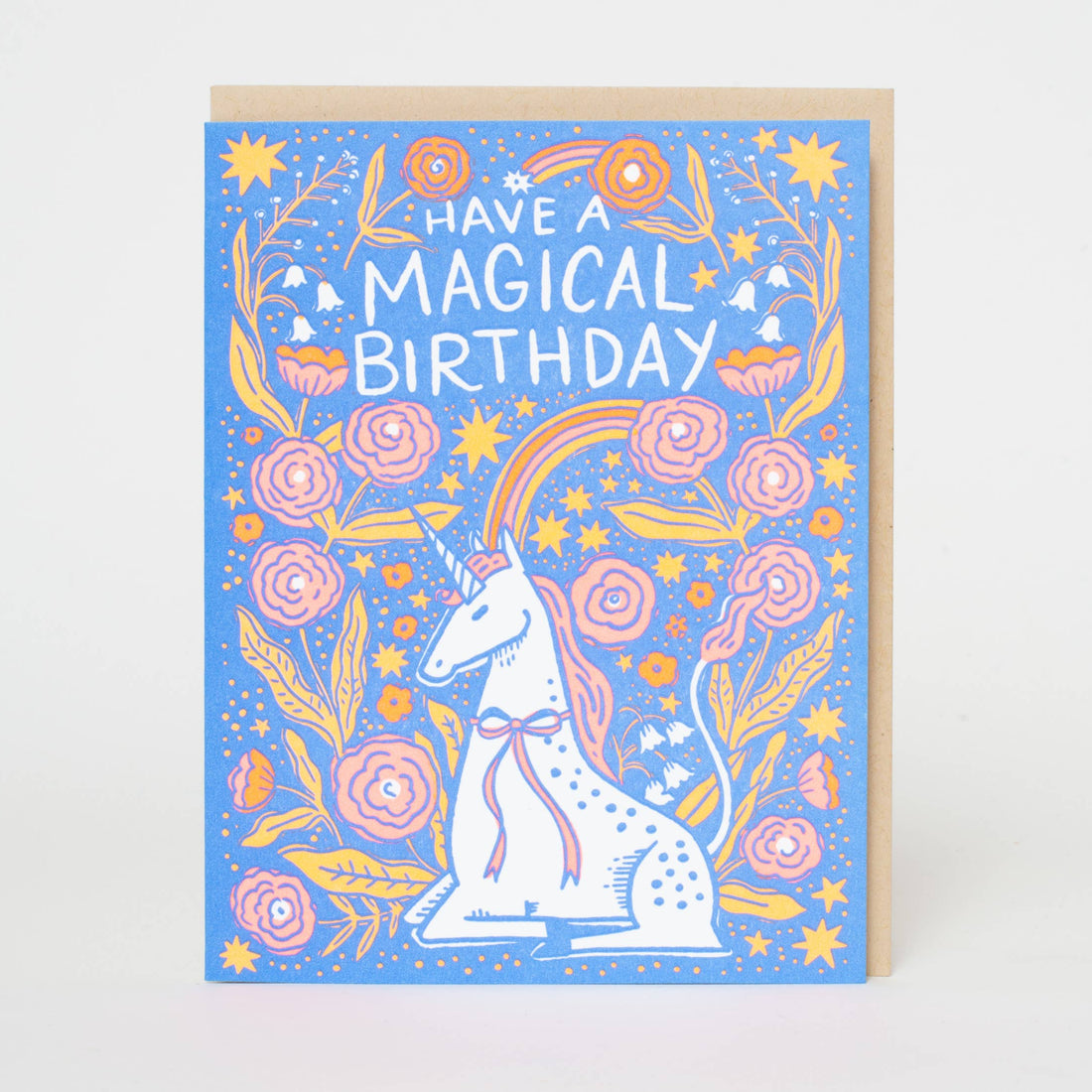 Birthday Folk Unicorn