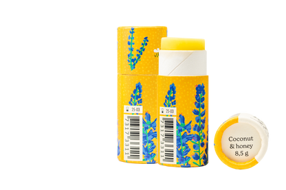 Läppbalsam - Kokos och honung - i pappersförpackning