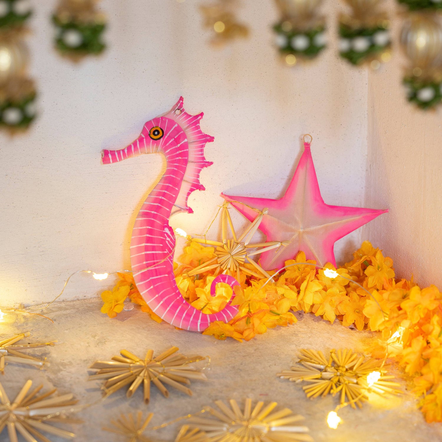 Small  Pink Seahorse