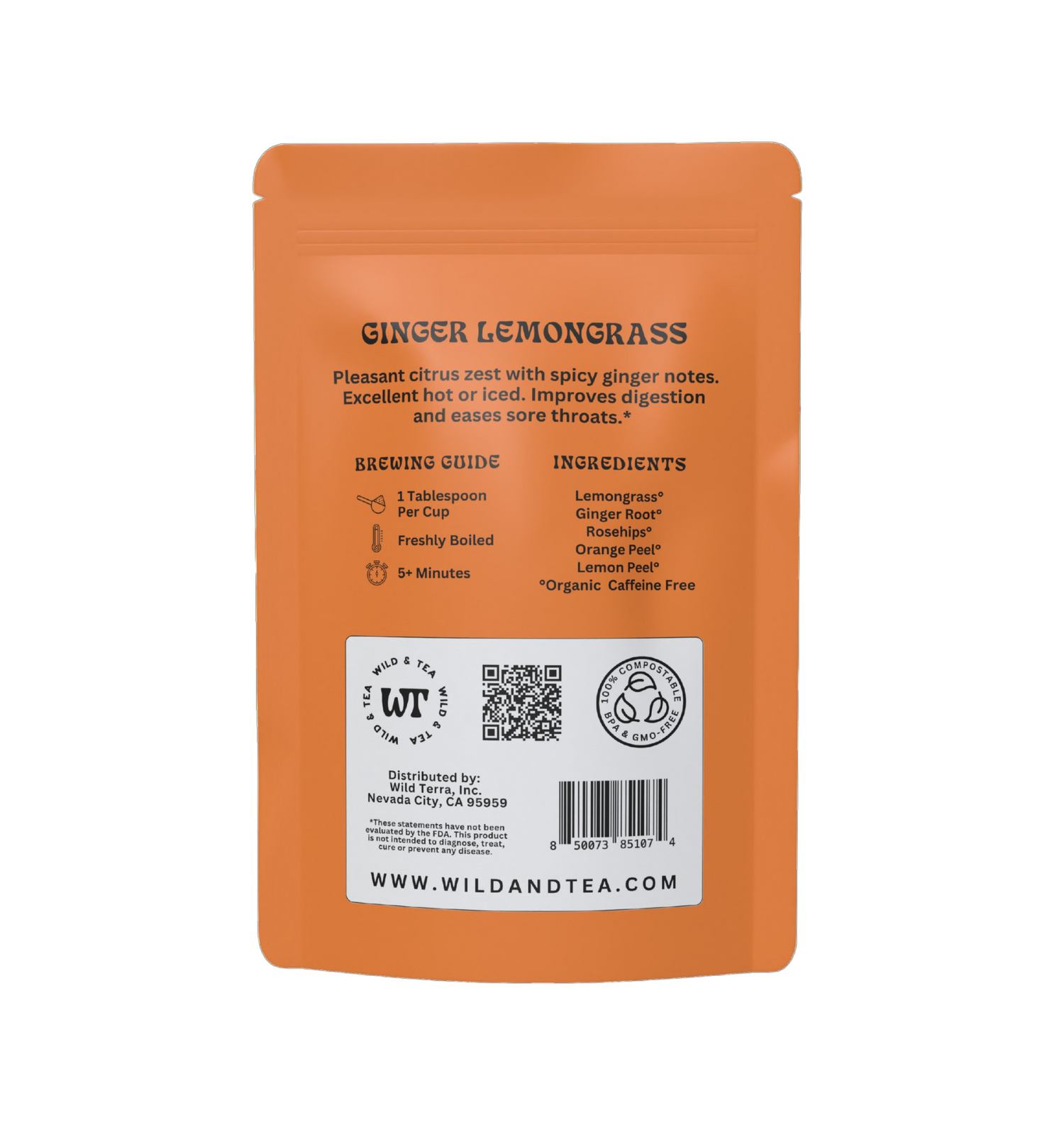 Ginger Lemongrass Herbal Tea