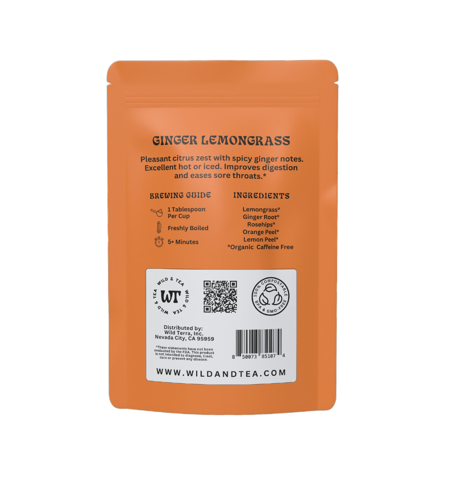 Ginger Lemongrass Herbal Tea