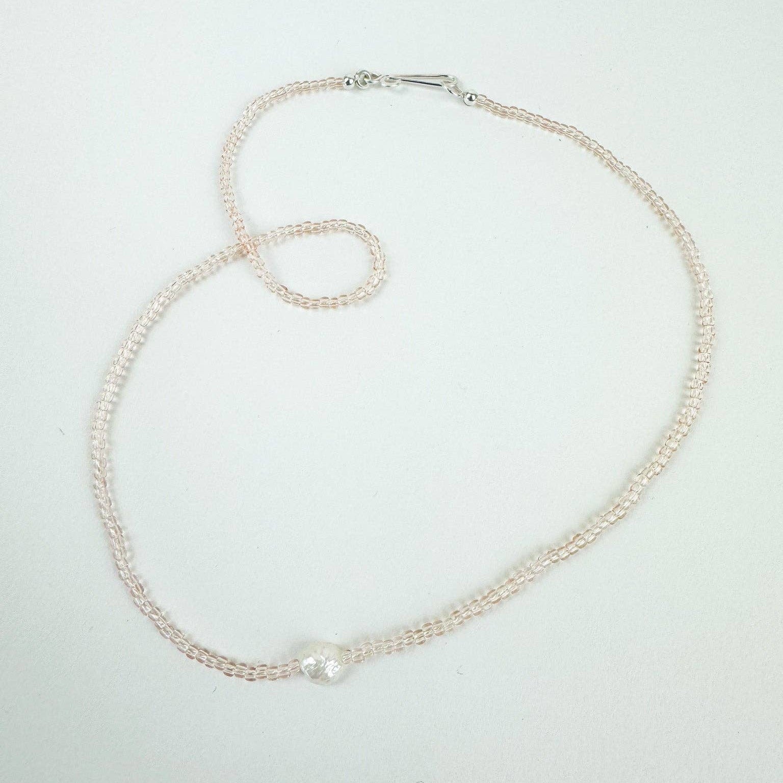 The Khadi Necklace Light Pink Trance