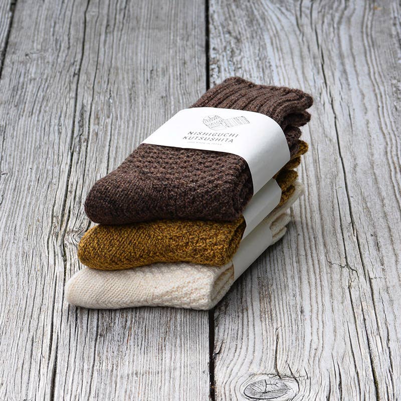 Wool Cotton Boots Socks