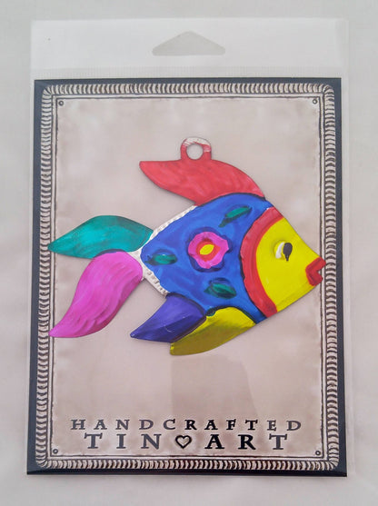 Tin Fish Ornament