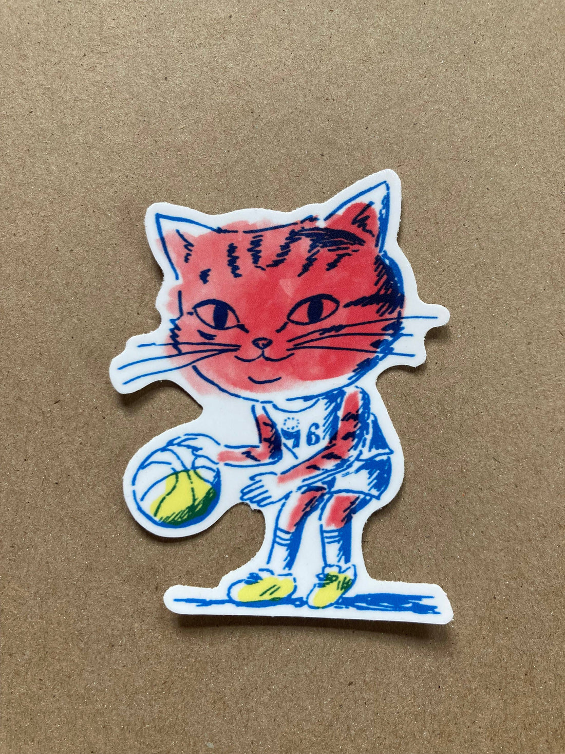 76ers Cat Sticker