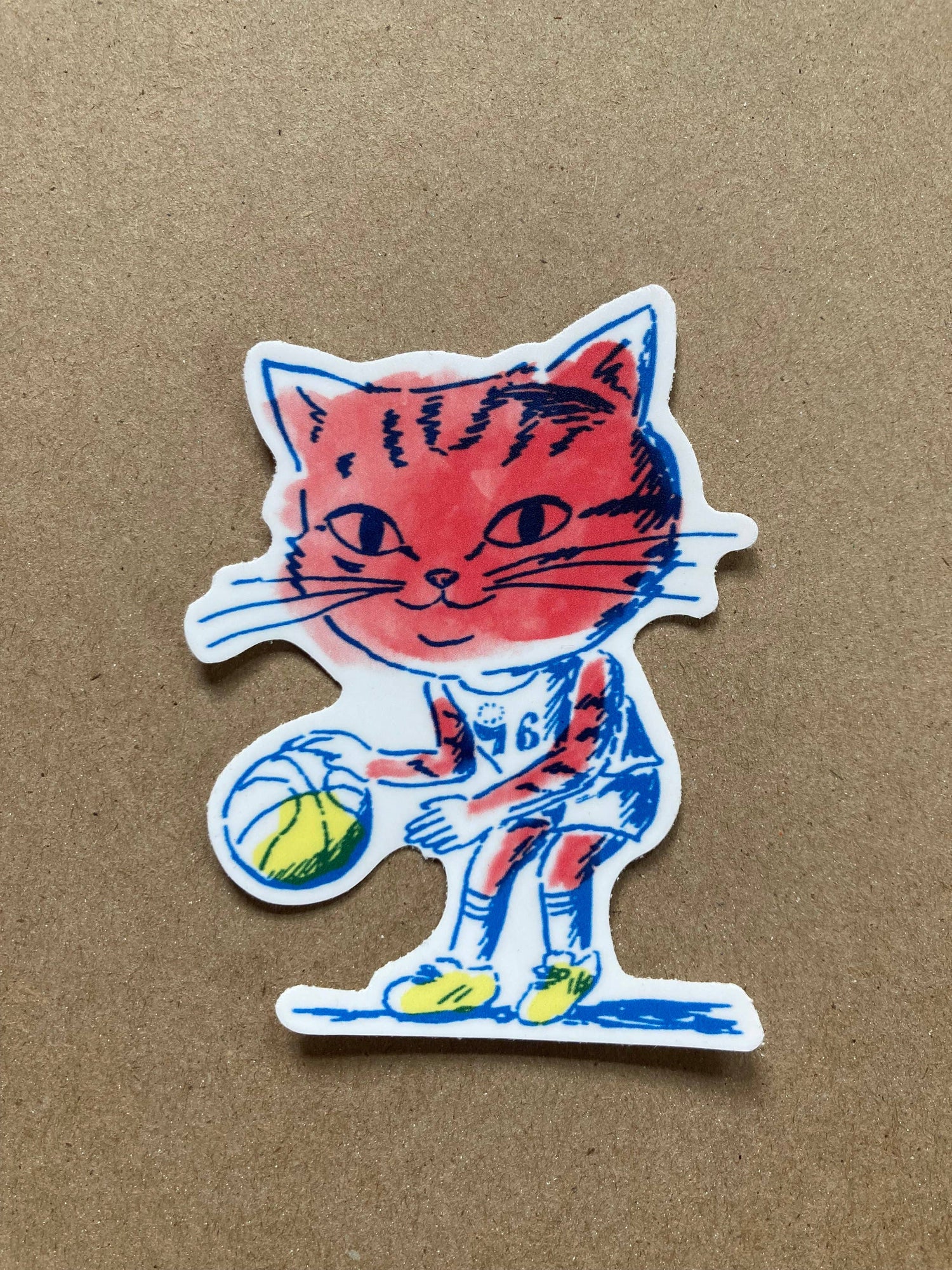 76ers Cat Sticker