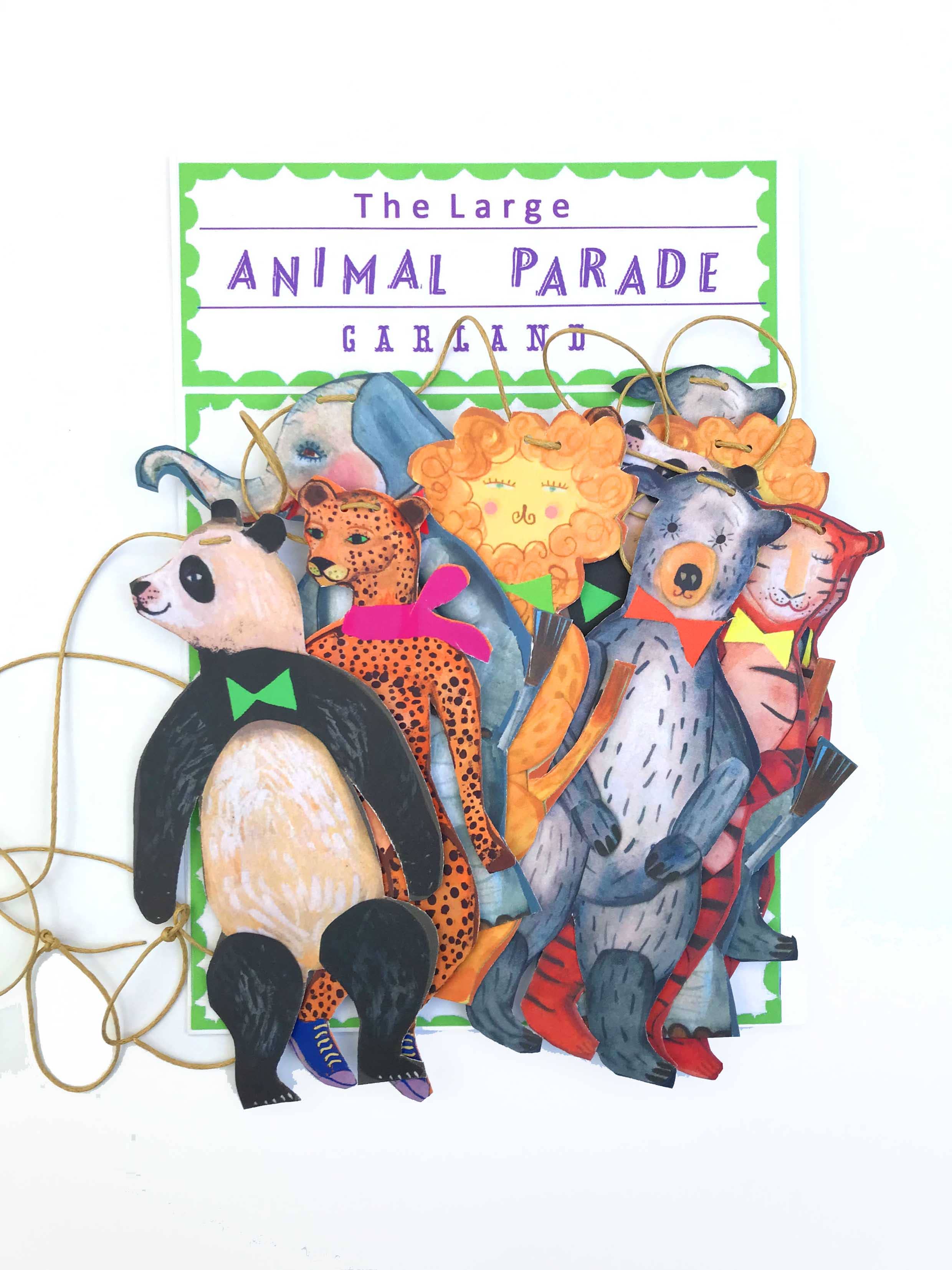 Large Animal Parade Garland