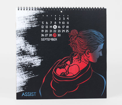 Nikki McClure Shall We Begin 2027 Wall Calendar