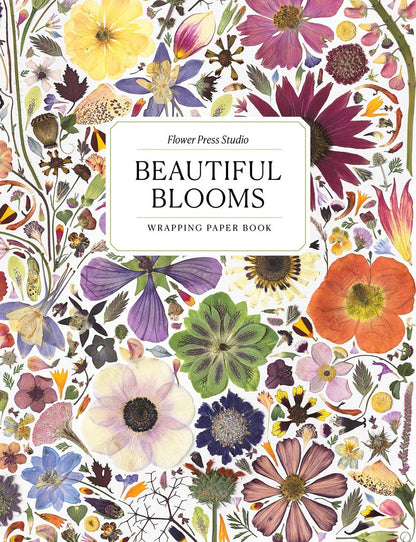 Beautiful Blooms Wrapping Paper Book