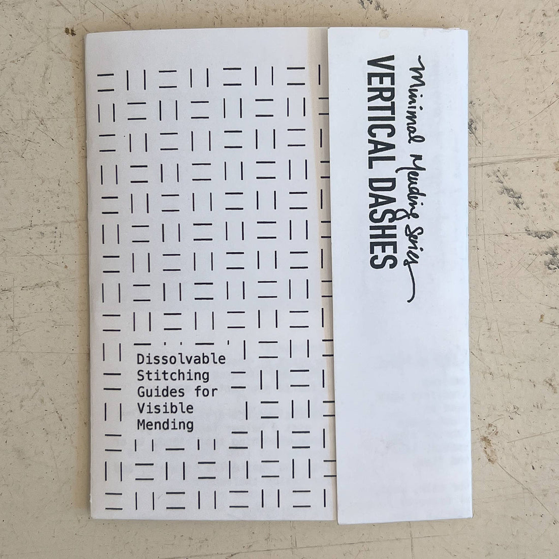 Visual Mending Embellishment Transfer- Vertical Dashes