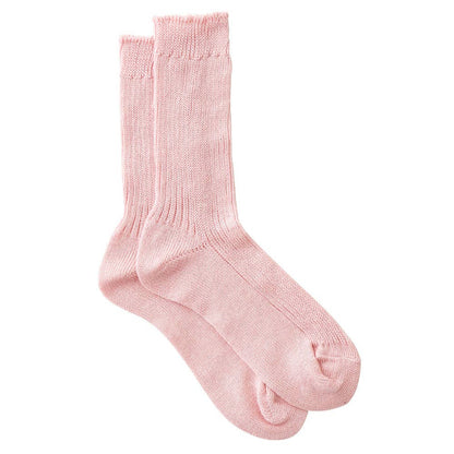 Linen Rib Socks Middle Gauge Blossom