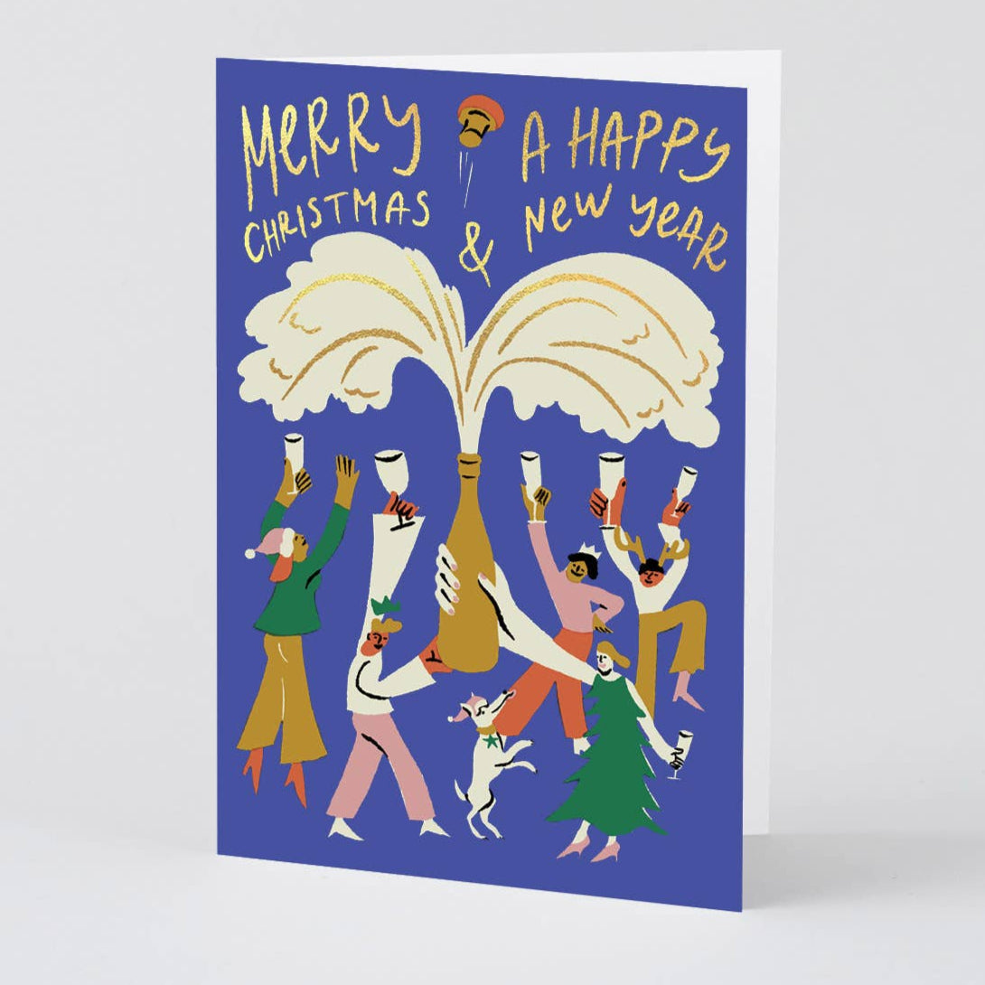 Merry Christmas Celebration Greeting Card