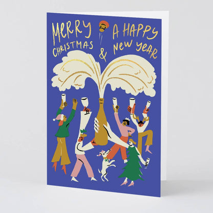 Merry Christmas Celebration Greeting Card