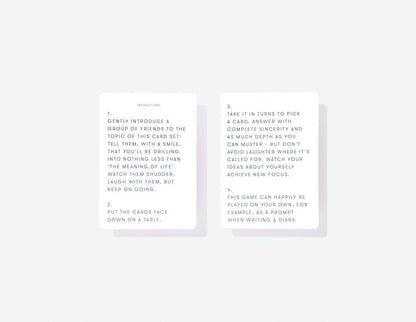 The Meaning of Life Conversation Cards