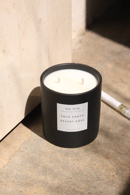 Palo Santo &amp; Desert Rose Candle / Available in Multiple Sizes