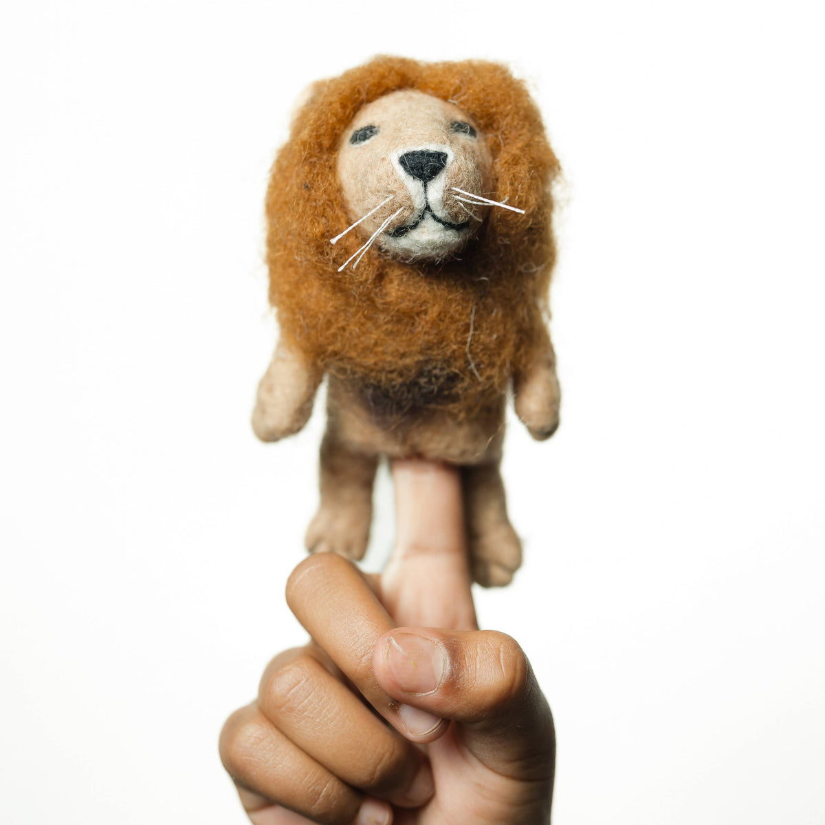 Ruby Puppet Lion Finger Puppet – Ruby Mountain Goods