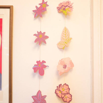 Clematis Vertical Wall Hanging
