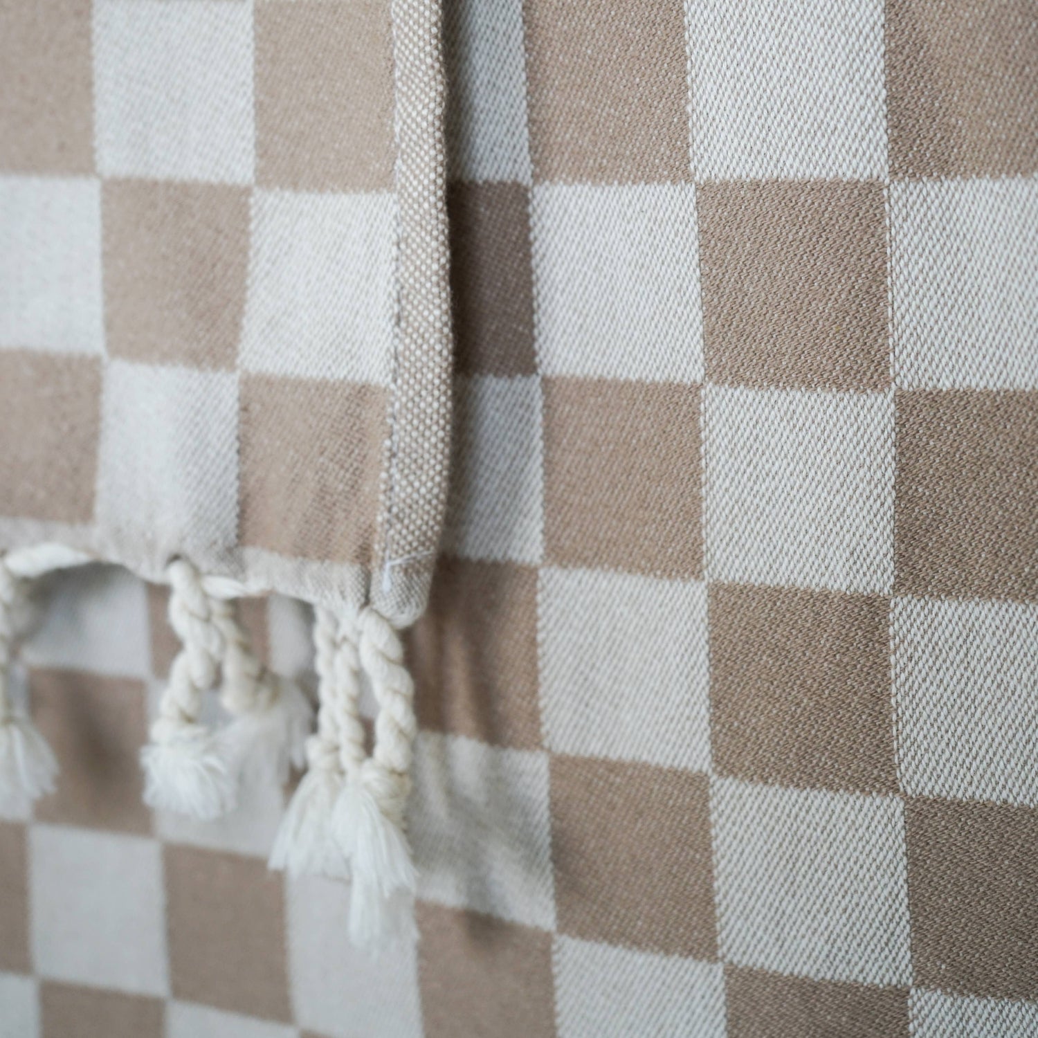 CHECK TURKISH TOWEL / OAT