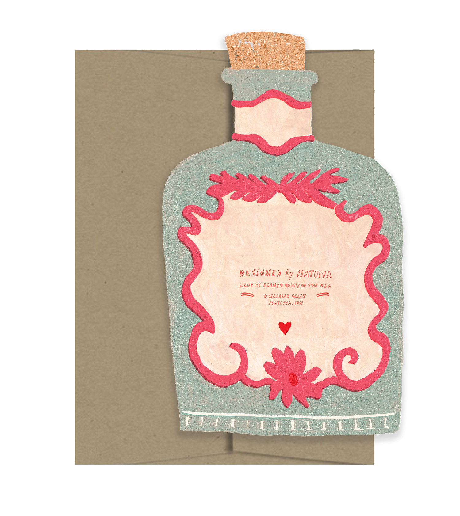 Love Potion - Die Cut Card