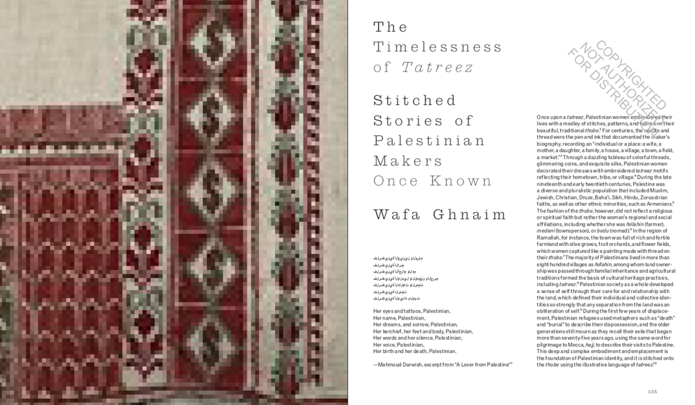 On Loss and Absence: Textiles of Mourning and Survival
