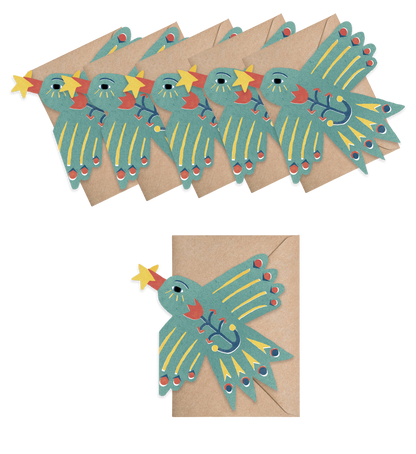 Messenger Bird Mini Cards - box of 6