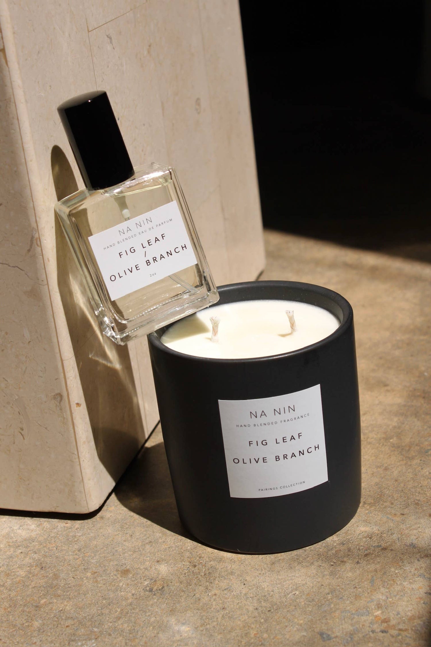 Fig Leaf &amp; Olive Branch Candle / Available in Multiple Sizes