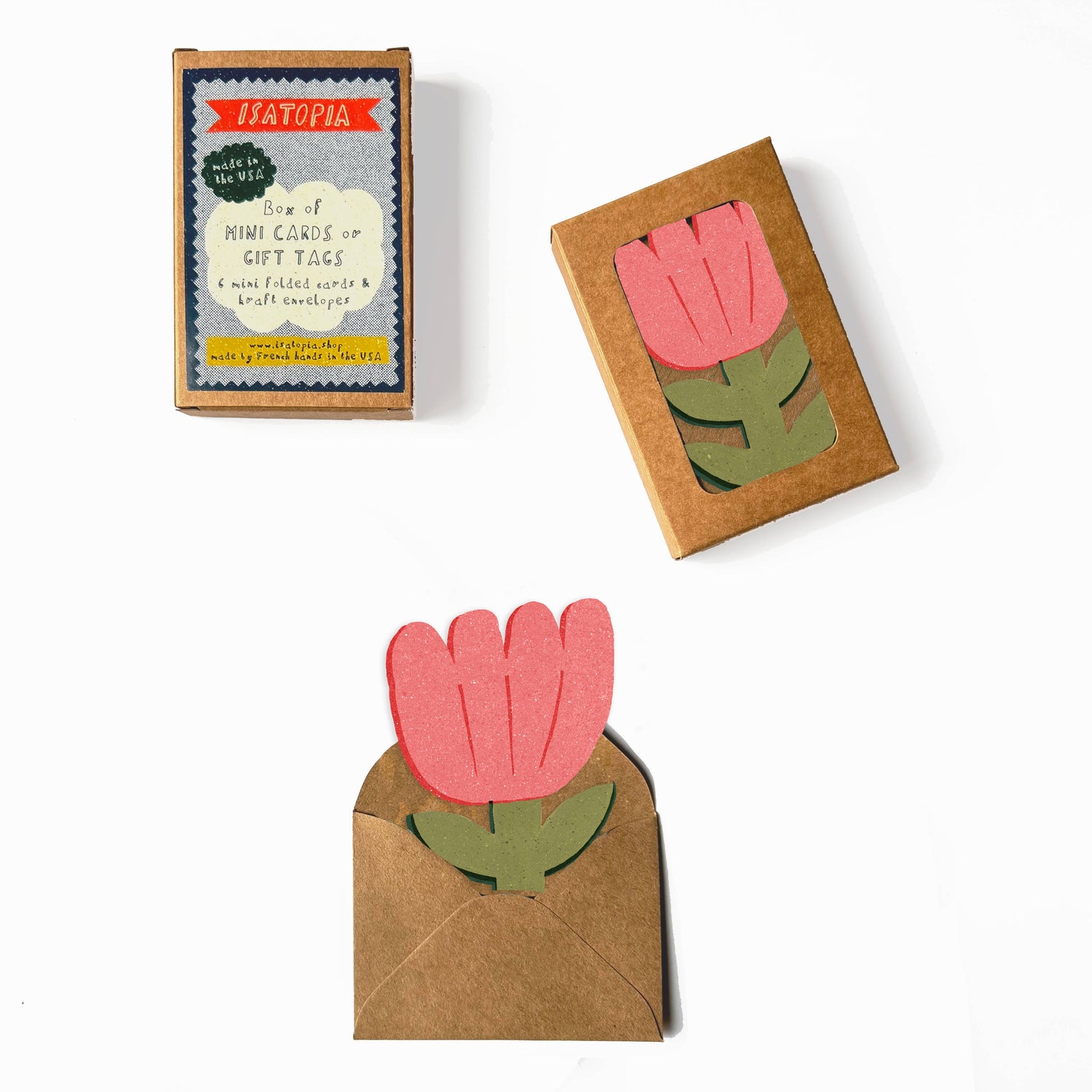 Blooming Flower Mini Cards - box of 6