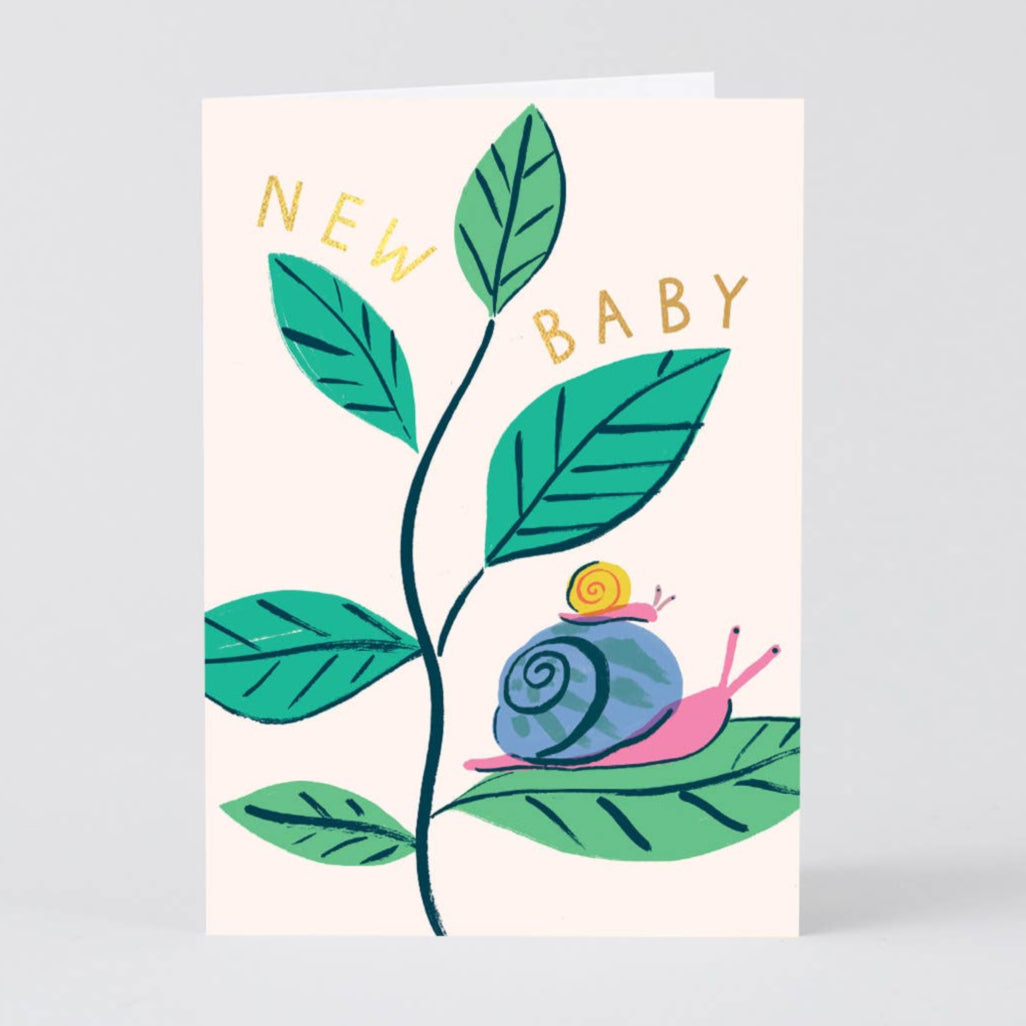 ‘New Baby Snails’ Greetings Card
